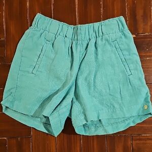 Lilly Pulitzer Ladies Linen shorts green XXS